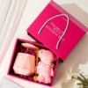 Girl Pink Diamond Cup Towel Bear Boutique Gift Box