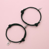 Magnetic bracelet for beloved suitable for men and women, woven accessory, wholesale