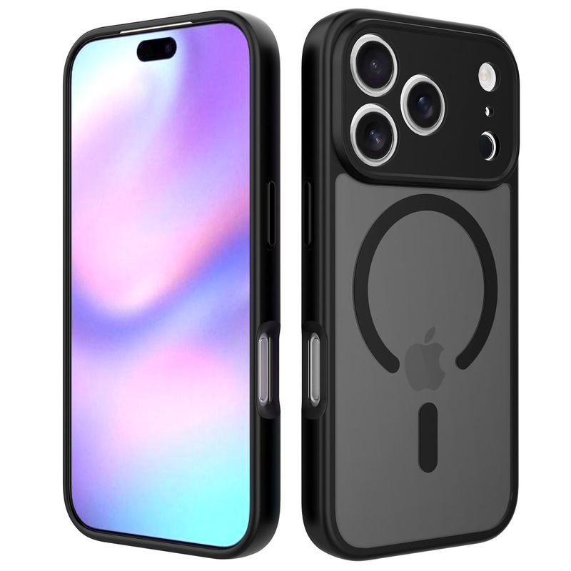 跨境苹果17promax手机壳磁吸iphone16e橙色精孔全包肤感15保护套|undefined