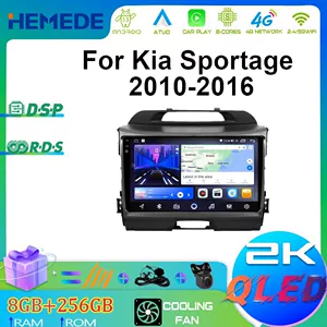 Kia Sportage üçün Carplay Android böyük ekran DVD naviqator (10-16)