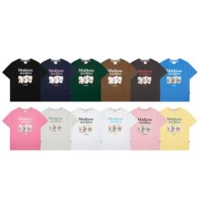 25s夏季新款韩国潮牌waikei短袖三只狗狗印花大全百搭男女同款T恤