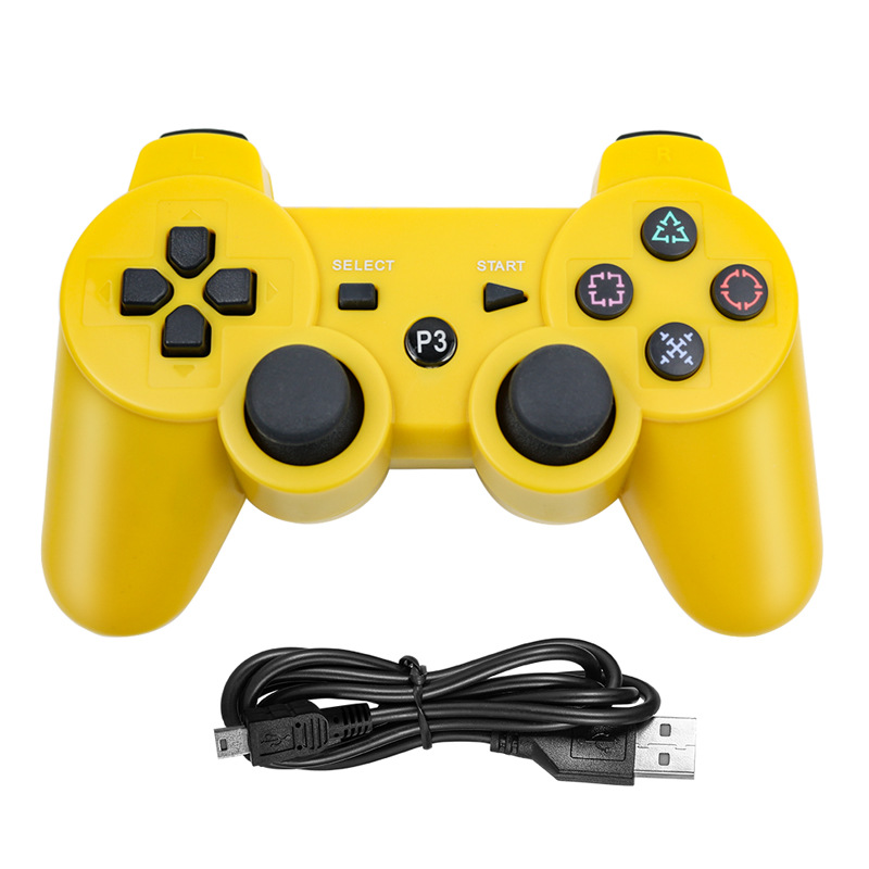 Fábrica directa P3 neutral copo de nieve botón PS3 mango inalámbrico Bluetooth mango soporte de una sola pieza de entrega de metal desnudo