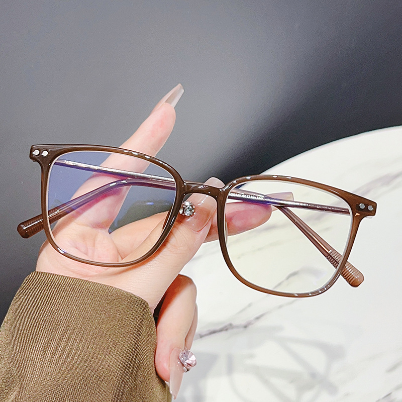 Korean version of TR90 trendy Suyan Pingguang retro INS anti -Blu…