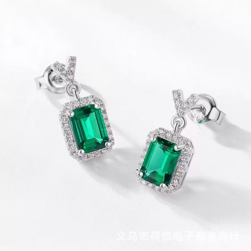 Earrings - Silver V