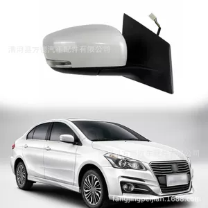 Cross-border compatible with 2015-2018 Suzuki Alivio Ciaz rearview mirror assembly with painted reversing mirror
