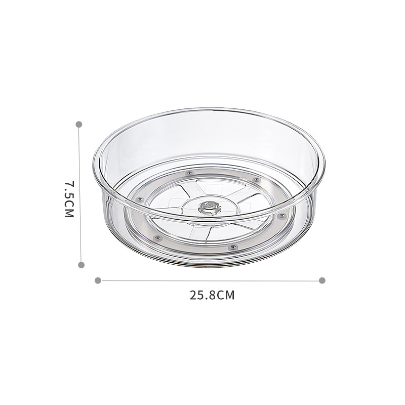 360° Rotating Plastic Storage Tray