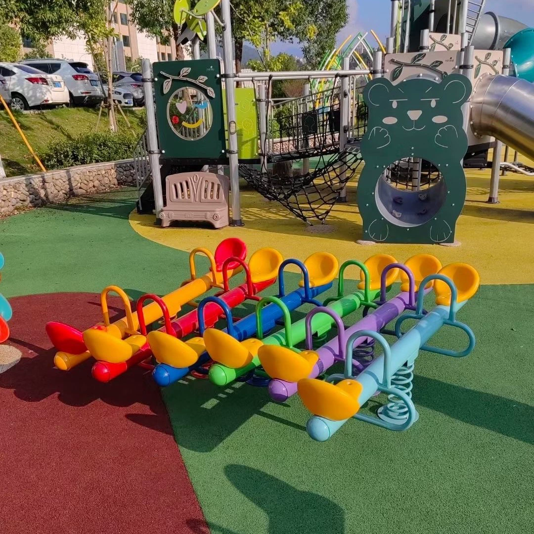 Детский сад, детская уличная качалка, парк развлечений, двойные качели, качели-качалка