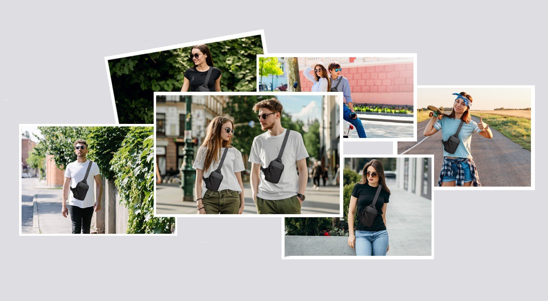 Borsello crossbody uomo donna per running trekking viaggio_voghion.com