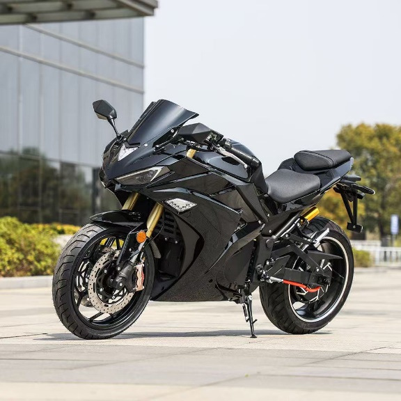 Cross-border foreign trade wholesale Big Python R3 replica racing electric motorcycle, high-power 5000W 72V motorbike for delivery riding