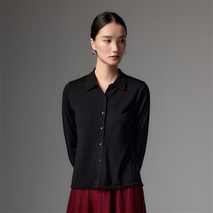 �S��ɯ100%����������ë��POLOƽ���_��Ůʽ�L������