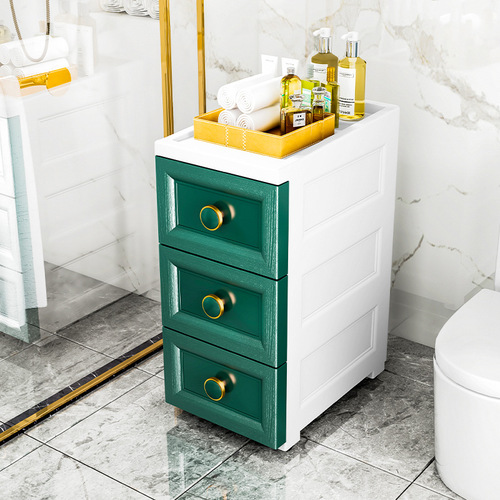 20-25-35cm gap storage cabinet European handle bed side cabinet storage cabinet bathroom kitchen narrow cabinet organization cabinet