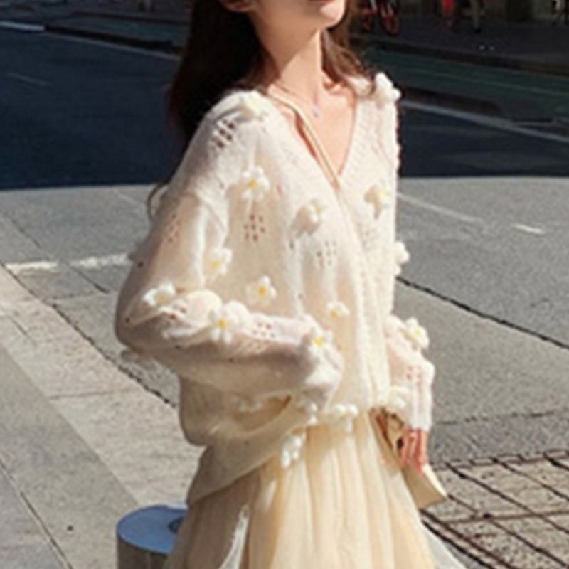 秋新款小个子炸街穿搭气质女神范毛衣搭配网纱裙子两件套连衣裙|undefined