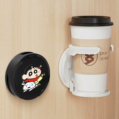 Car cup holder/beverage holder – Fixed Shelf - black-red-xiaoxin