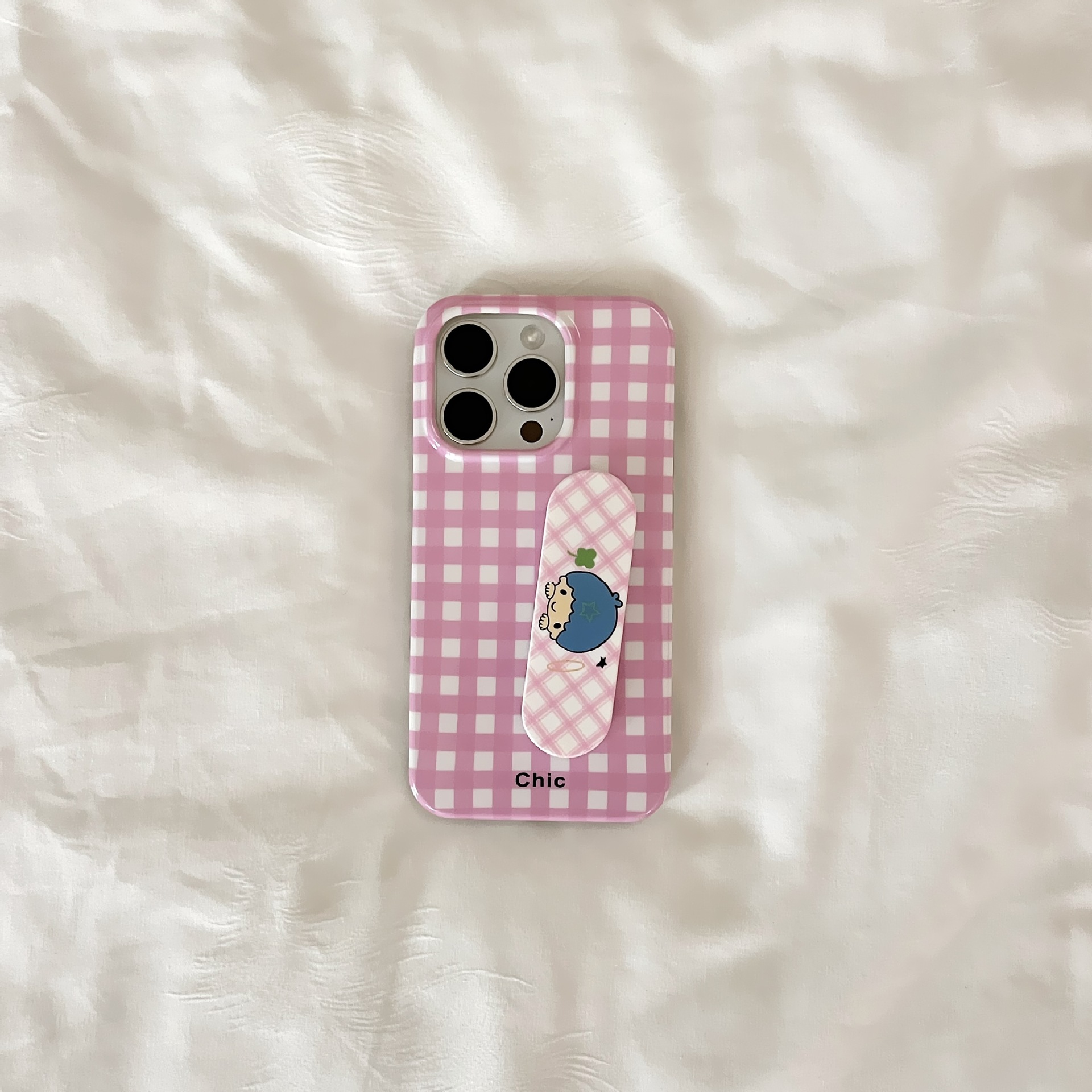 Sencillo, personalidad de nicho, soporte de curita para iPhone15/16 funda para teléfono móvil 15Pro pareja 16PM nuevo 14