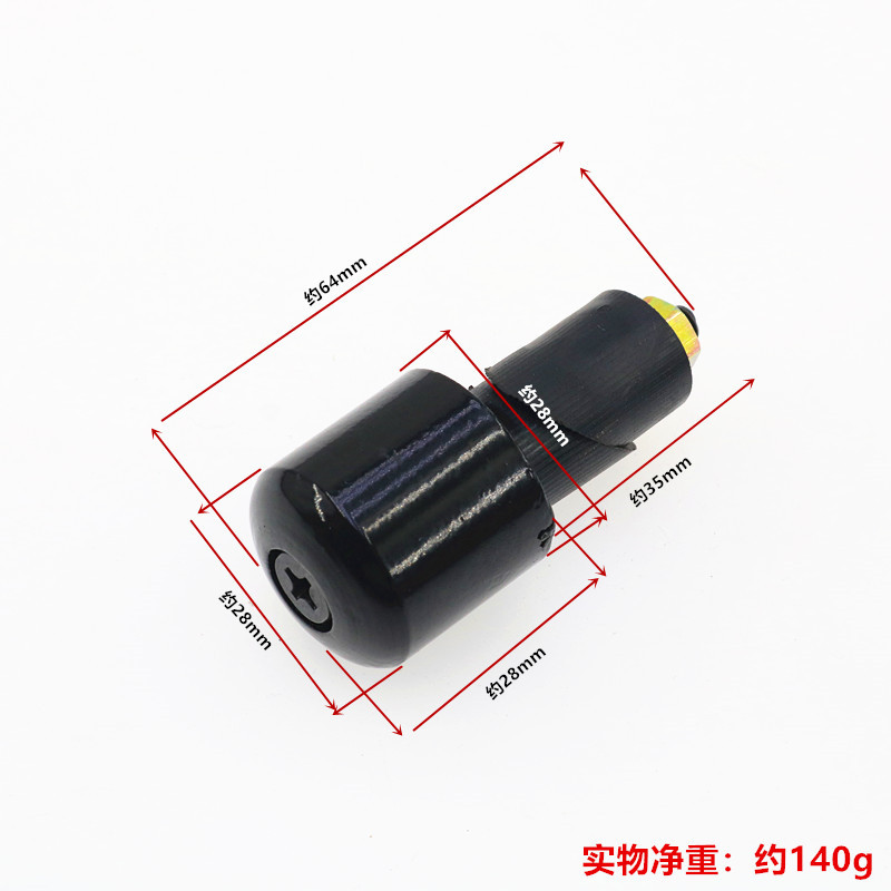 Motorcycle Handlebar Solid Iron Plug Modified Universal Faucet Anti-Fall Throttle Handle Grip Balance Plug