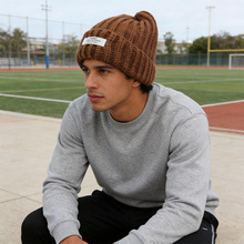 帽子女士冬加厚毛线帽新款大头围显脸小宽松护耳针织帽冷帽秋冬女