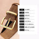 Genuine leather women's belt matte anti-fleece cowhide casual pants denim skirt decoration women's high-end sense belt in stock wholesale