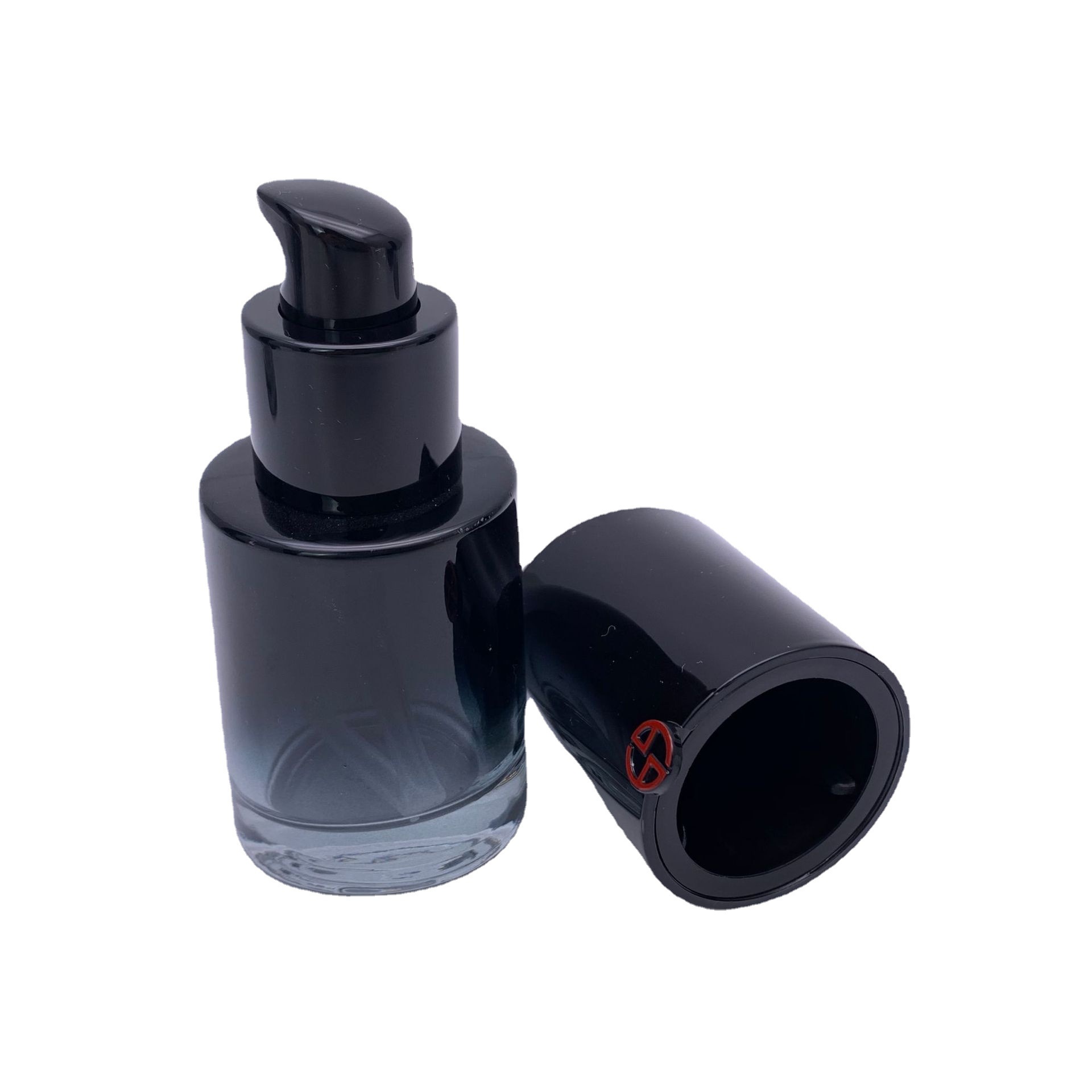 En stock 100mL botella de loción 30ml botella de base líquida cuentagotas de aceite esencial botella de vidrio botella de crema botella ovalada