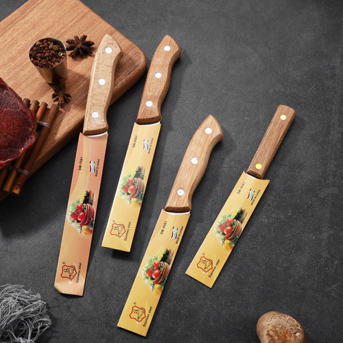 Special Price Fruits Knife with Real Wood Handle for Peeling and Cutting Fruits - Trendy and Popular