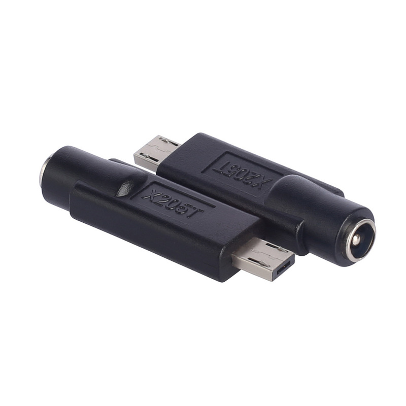 DC5521 female to 6x2mm small square port adapter is suitable for ASUS X205T series computer charging converter DC5521 female to 6x2mm small square port adapter is suitable for ASUS X205T series computer charging converter