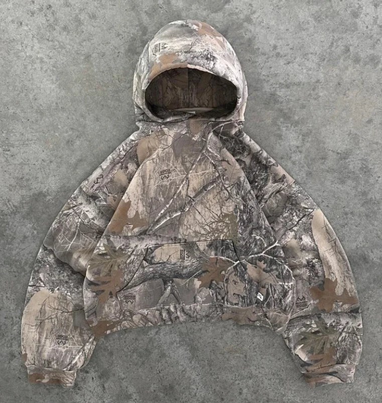 Herren Hoodie Mit Blattmuster Pullover Streetwear Für Den Winter_voghion.com