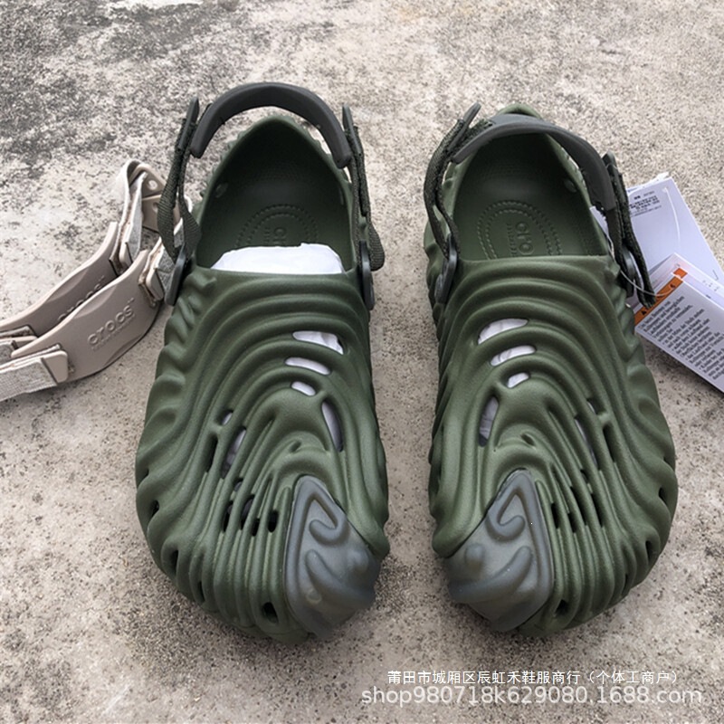 Salehe Co-Branded Fingerprint Shoes for Men and Women, Couple Style Clogs, Casual Sandals, Beach Shoes 207393 Salehe Co-Branded Fingerprint Shoes for Men and Women, Couple Style Clogs, Casual Sandals, Beach Shoes 207393