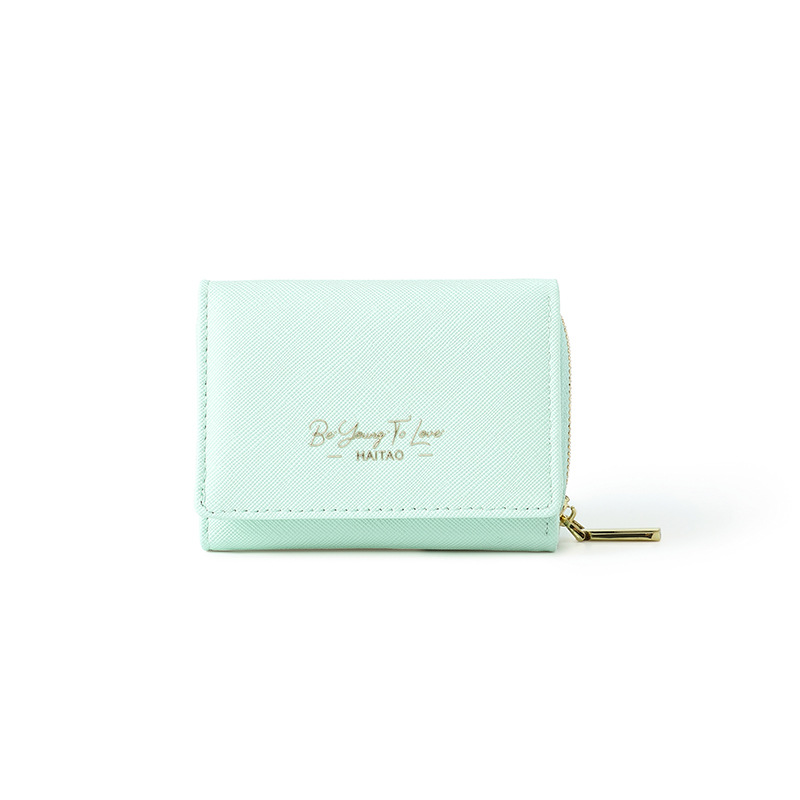 Nueva cartera de las mujeres corto plegable titular de la tarjeta 2023 verano simple transfronteriza monedero fuente fabricante