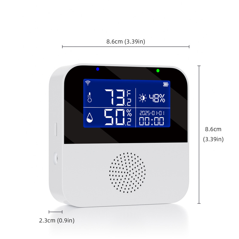 WiFi温度計湿度計室内bluetooth温度湿度センサ、遠隔通知リマインダーデータストレージ|undefined