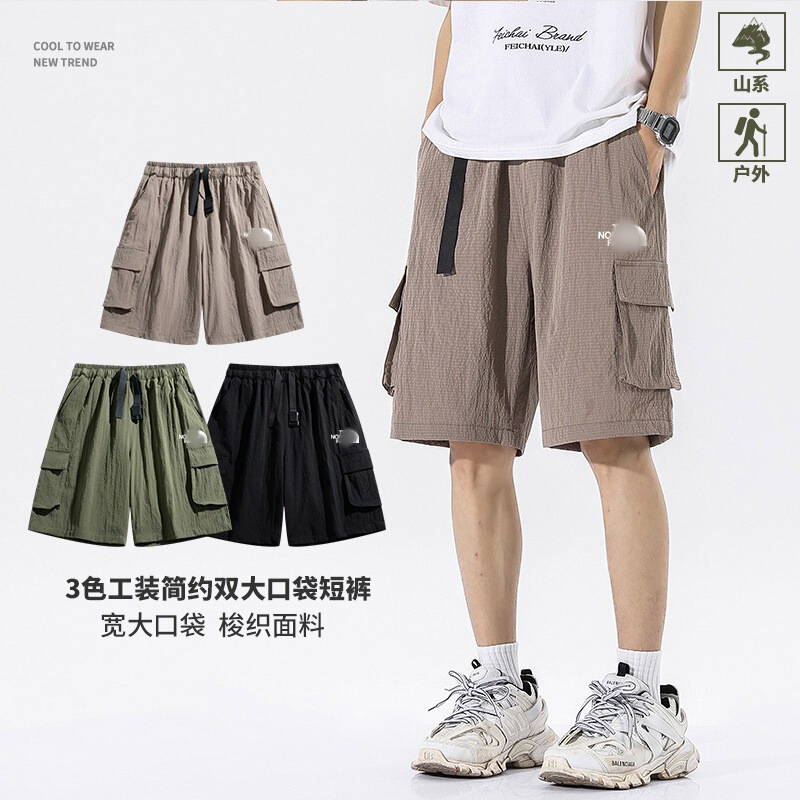 Beijia Original Version Summer Workwear Shorts Men's Lightweight Adjustable Waistband Multi-Pocket Sports Shorts