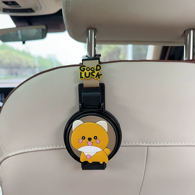 Creative Zodiac-Themed Car Cup: Car cup holder/beverage holder - water-cup-holderhook-two-in-one-beige-xugou