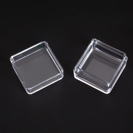 Plastic Box Jewelry Transparent Storage Box Small Parts Fishing Ditch Packaging Box Acrylic Box Commemorative Coin Transparent Box
