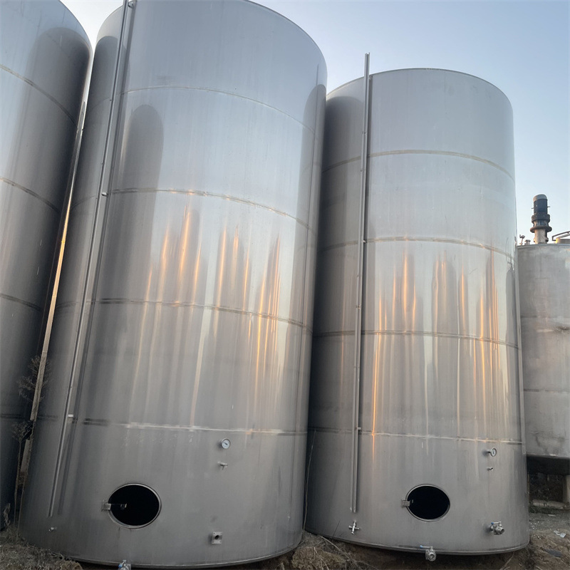 转让二手不锈钢储罐 化工液体储存设备 立式储存设备