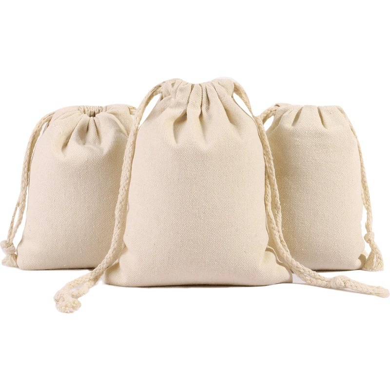 Пустые карманы холста спот Xiaomi мука упаковка подарочные пакеты оптом веревка холст мешок на заказ