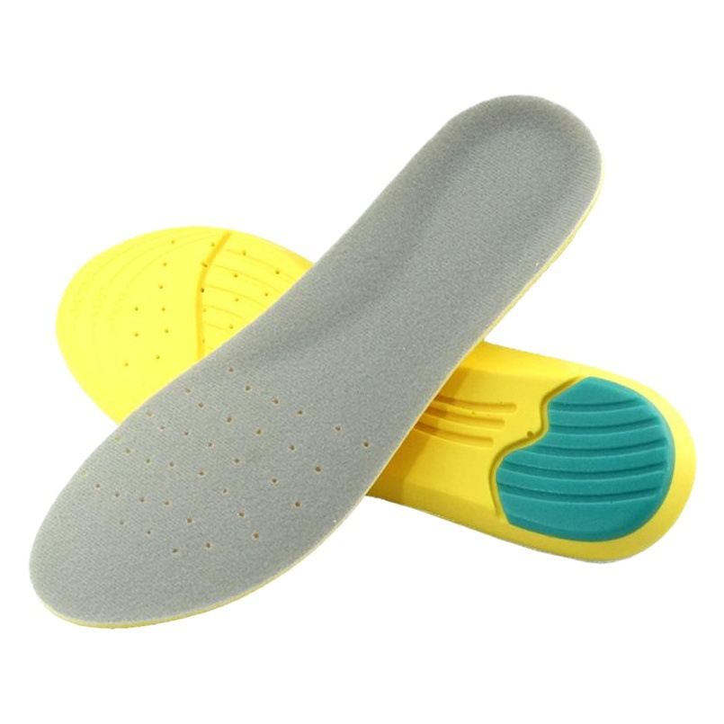 [Old song] new arrival PU high elastic shock absorption breathable sweat-absorbent College student military training basketball football insole