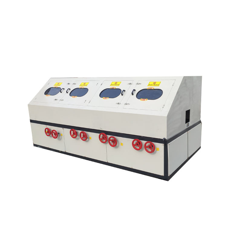 圆钢抛光机不锈钢管机 大型外圆抛光机多工位圆管除锈拉丝机