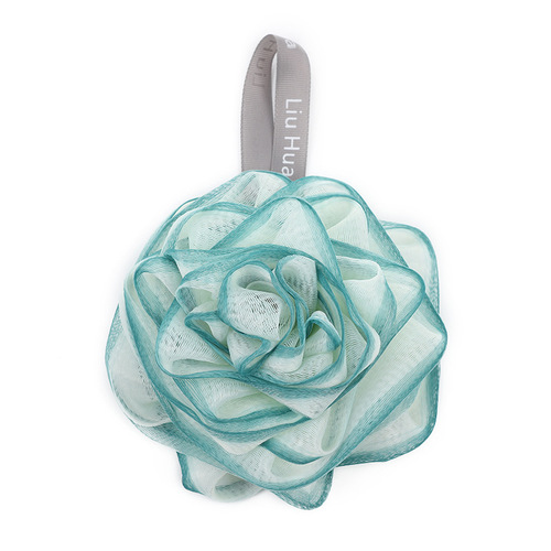 Factory Direct Supply Creative New Rose Gradient Bath Flowers PE Material Does Not Deform Unique Design Sensibility Bath Ball