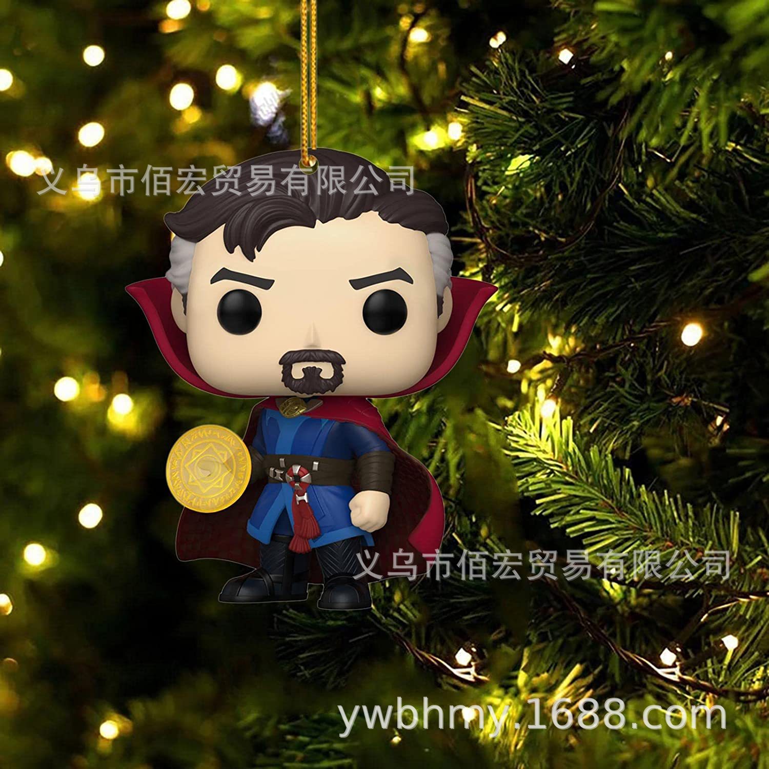 2023 nueva llegada Avenge Navidad colgando adornos árbol de Navidad héroe estatua colgante decoración del hogar Decoración del coche plana