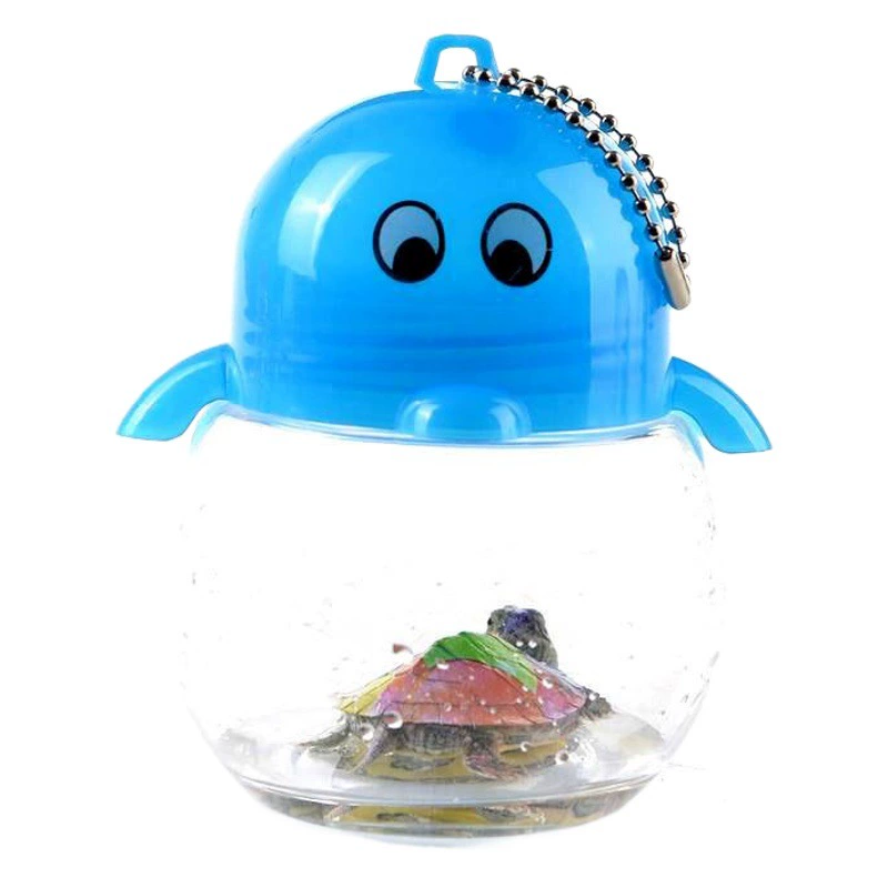 Фабрика прямая поддержка оптовая прозрачный пластиковый мини-аквариум для золотых рыбок коробка для черепах коробка для домашних животных QQ бутылка для рыбы