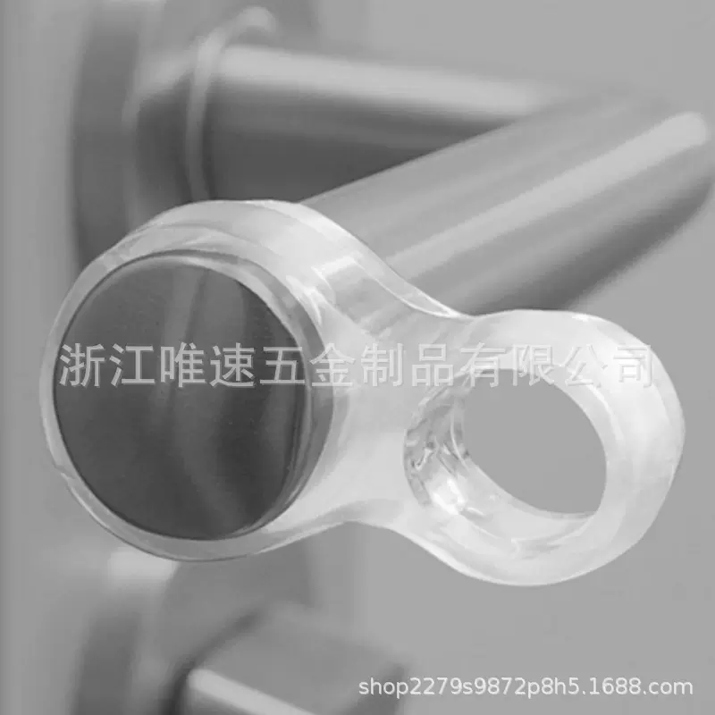 热销双圈PVC透明门挡防撞器门把手缓冲器防撞垫防风门碰门阻器