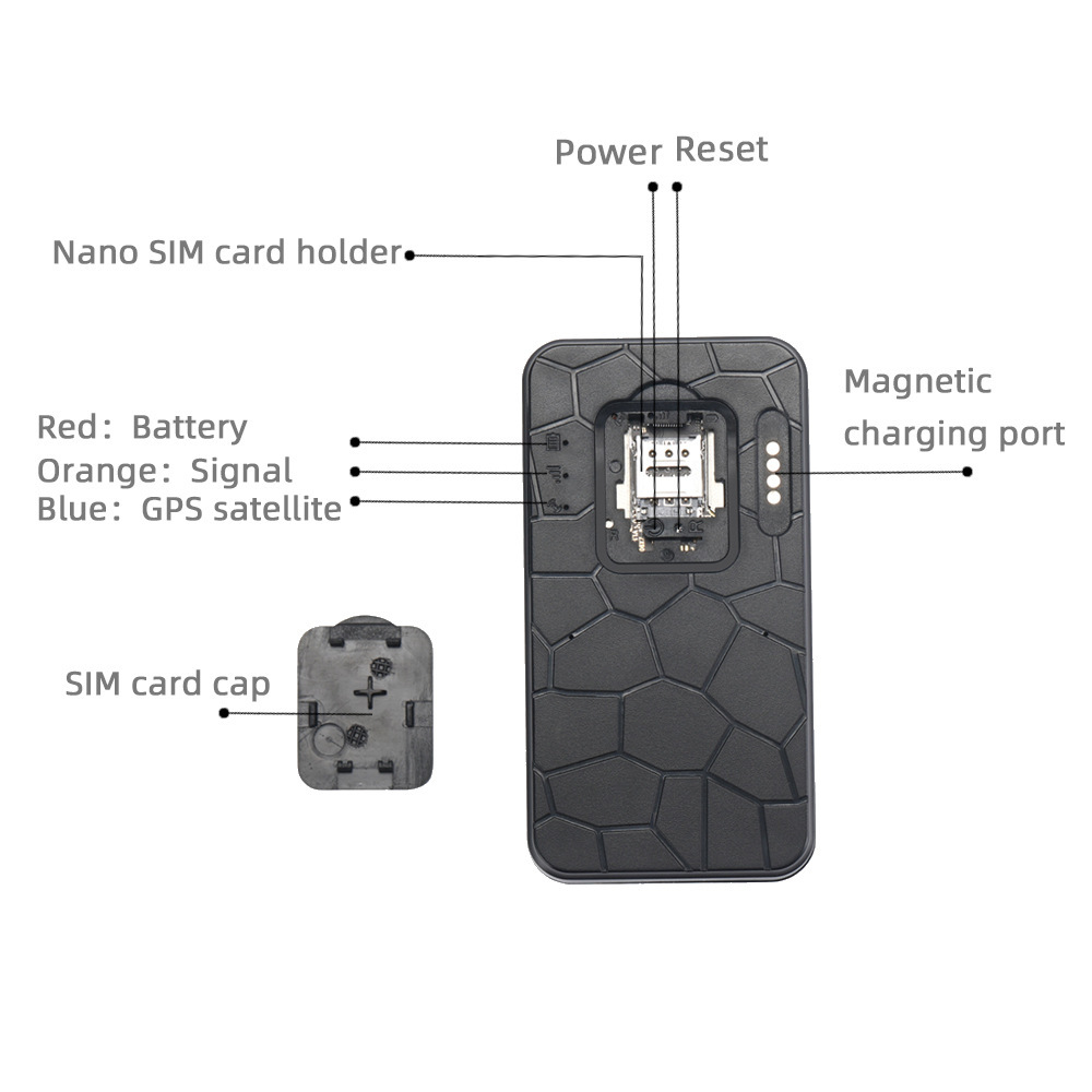 G50 4g Gps Tracker Full Network Cat1 Strong Magnetic Locator Wireless Car Electric Vehicle Anti-Theft Device