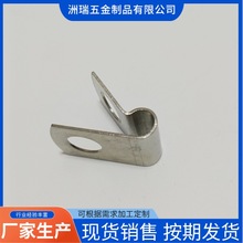 不锈钢R型单管夹线管夹五金连接件压线扣卡线扣铁线卡夹配件圆管