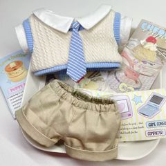 20cm娃衣学院棉花娃娃无属性衣服可爱套装公仔玩偶换装替换现货