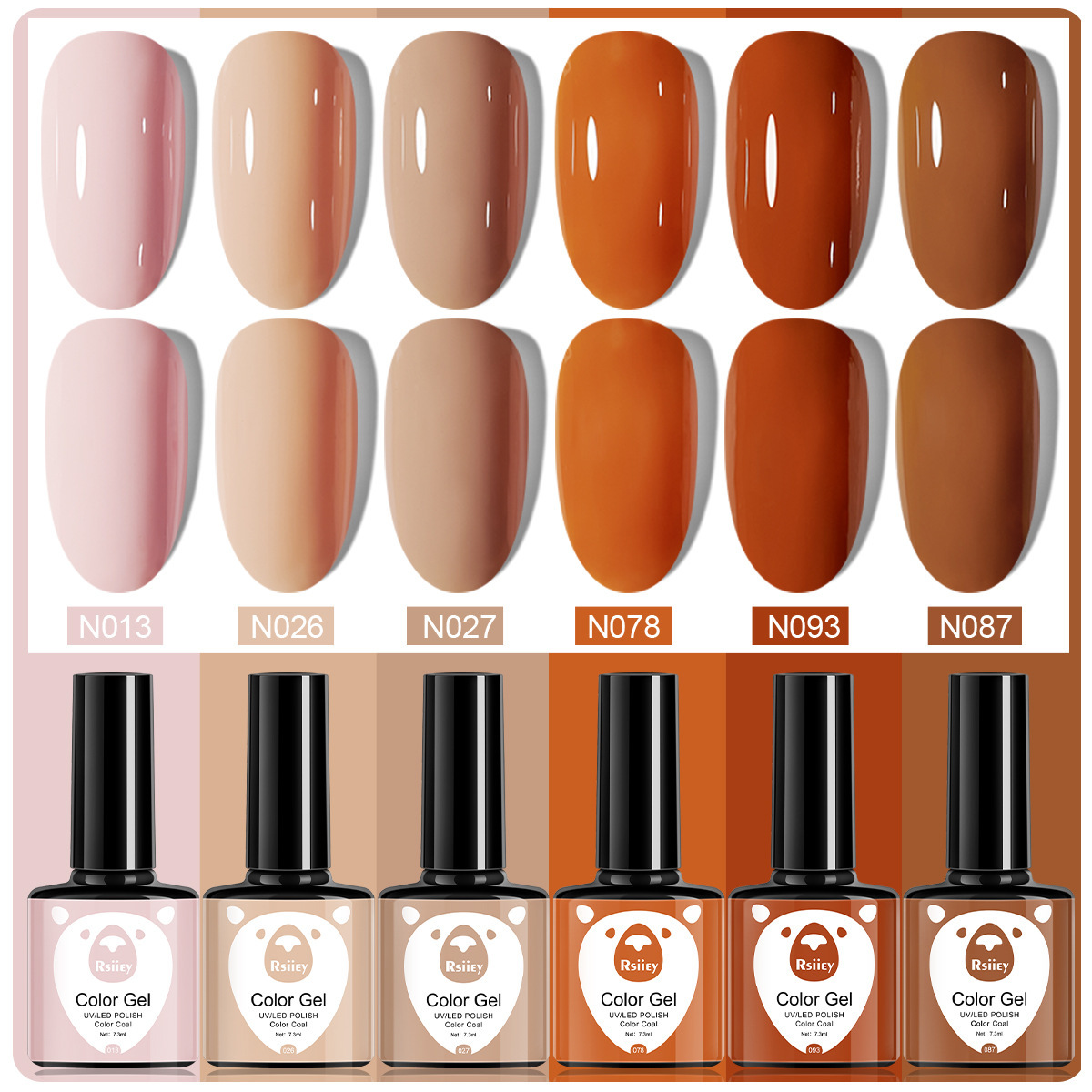6 colores esmalte de uñas pegamento fototerapia embotellada color popular pintado brillante ojo de gato pegamento UV fototerapia pegamento esmalte de uñas traje de pegamento