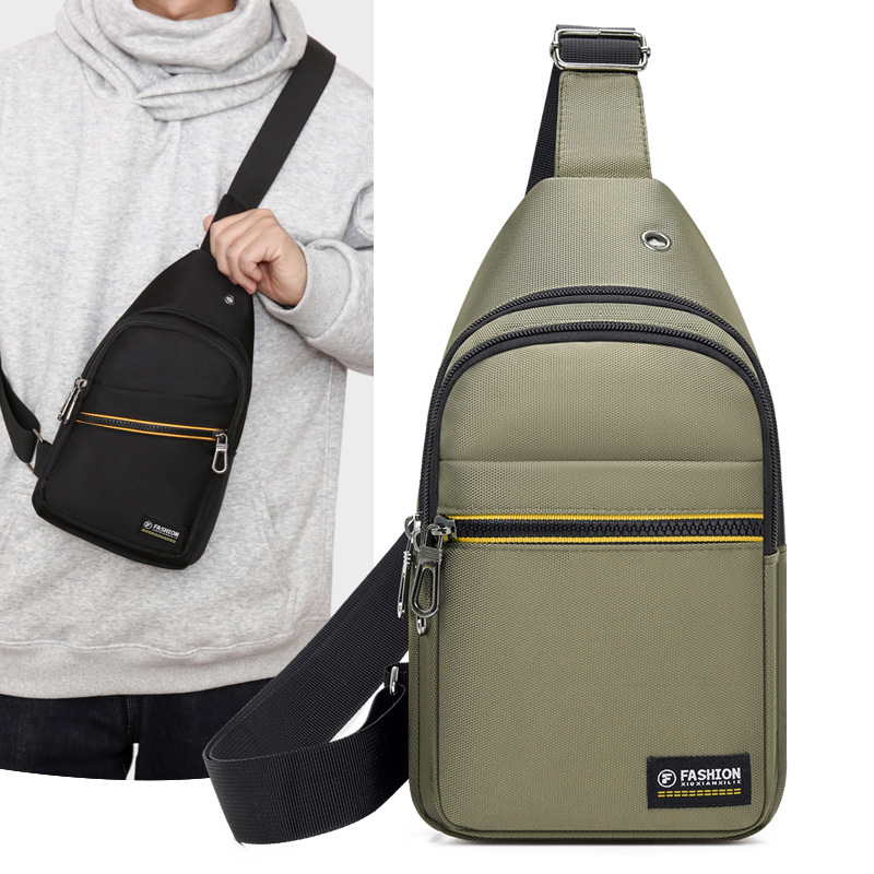 Nuevo bolso de pecho de hombre de gran capacidad, tela Oxford, mochila práctica simple, moda, ocio, viaje, bolso de hombro universal.