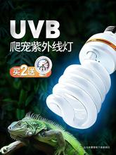 爬虫陆龟UVB5.0灯守宫补钙晒背灯乌龟灯蜥蜴蛇太阳灯多肉灯泡10.0