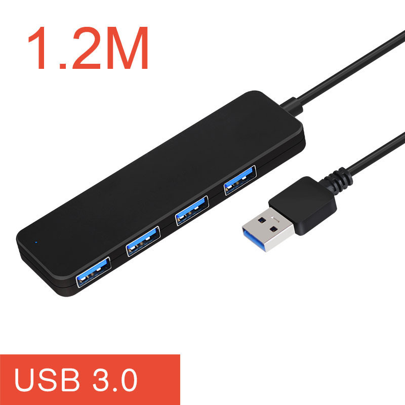 Hub USB 3.0 4 puertos divisor 1 a 4 expansor 5Gbps exportación
