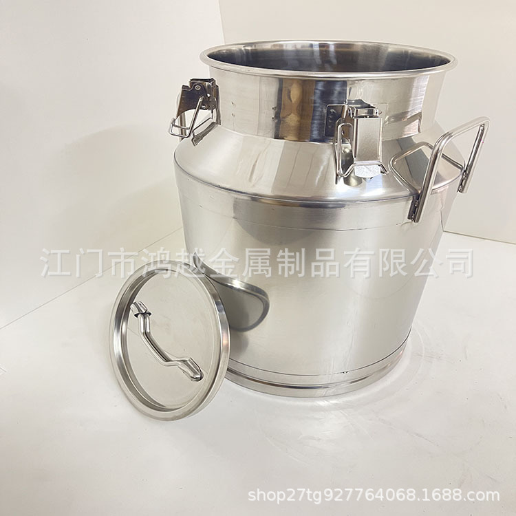 大量出售加厚不锈钢牛奶桶 化工桶 酒类包装桶 转运输桶 密封桶