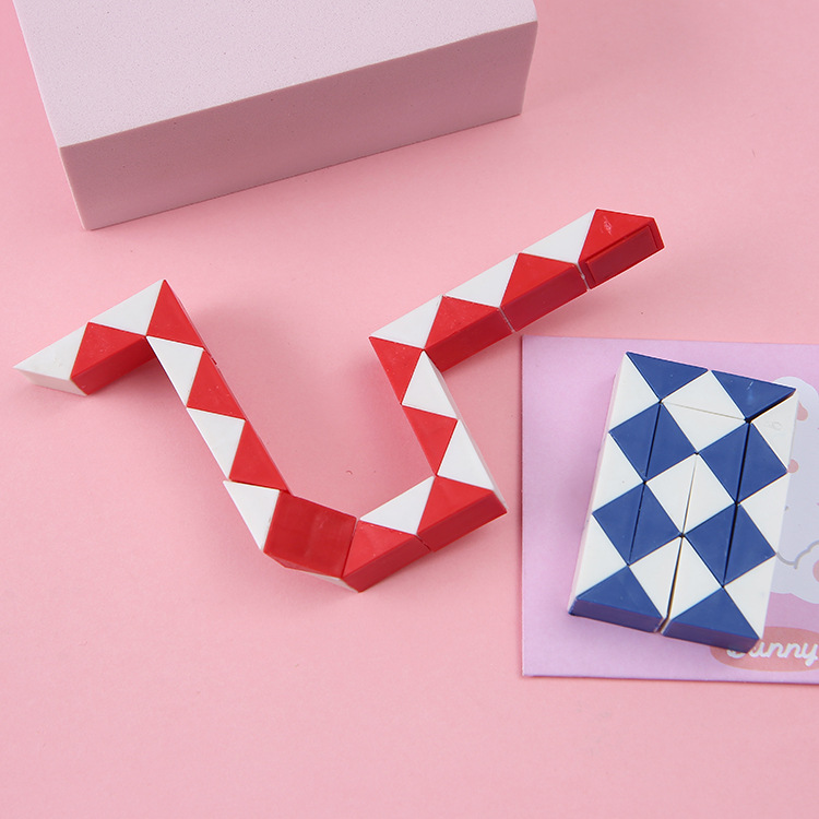 22cm24 Sección Tamaño pequeño variedad plegable regla mágica niños inteligencia plegable rompecabezas pequeño regalo ciencia y educación juguetes al por mayor