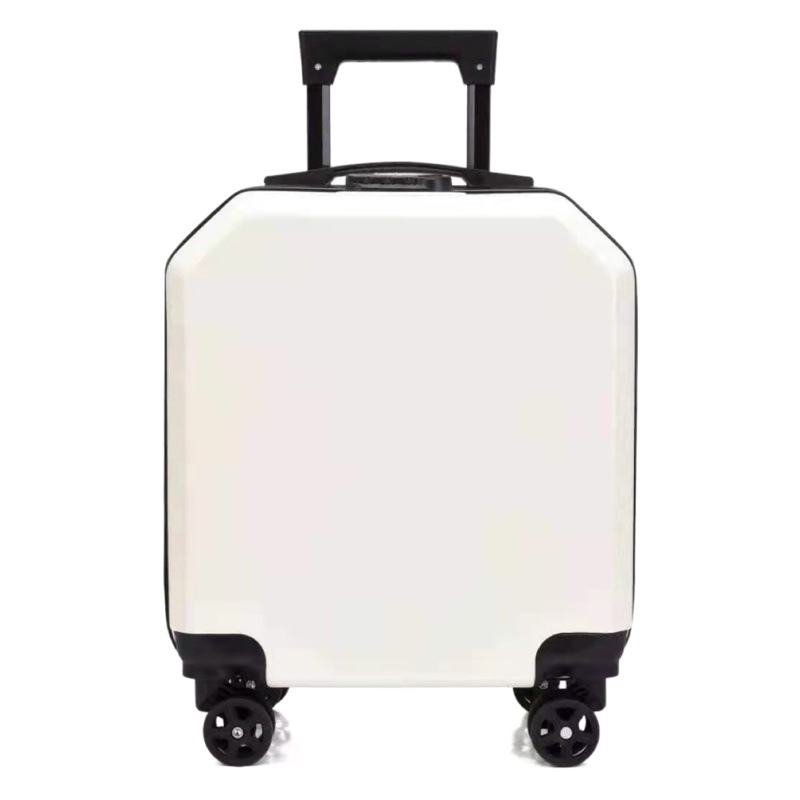 Manufacturer Wholesale Children's Luggage 18inch Student Trolley Suitcase Men's and Women's Travel Suitcase with Corner Printed Text Gift Carry-On Suitcase