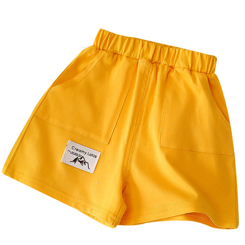 Boys 'shorts summer thin quarter pants for small and medium-sized children's all-matching Western-style outerwear loose cotton overalls factory on behalf of the factory.